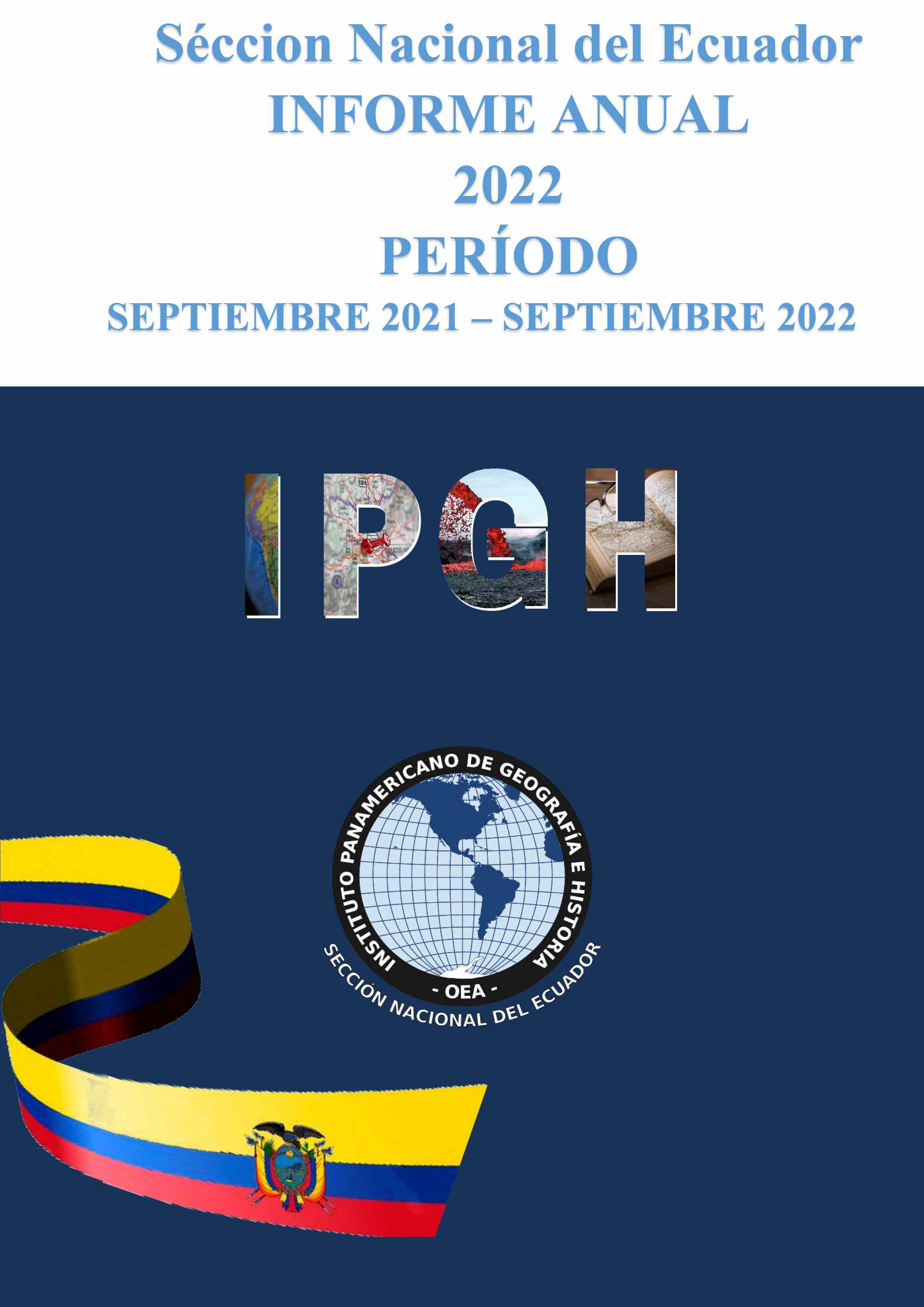 Portada Informe Anual IPGH Ecuador 2022